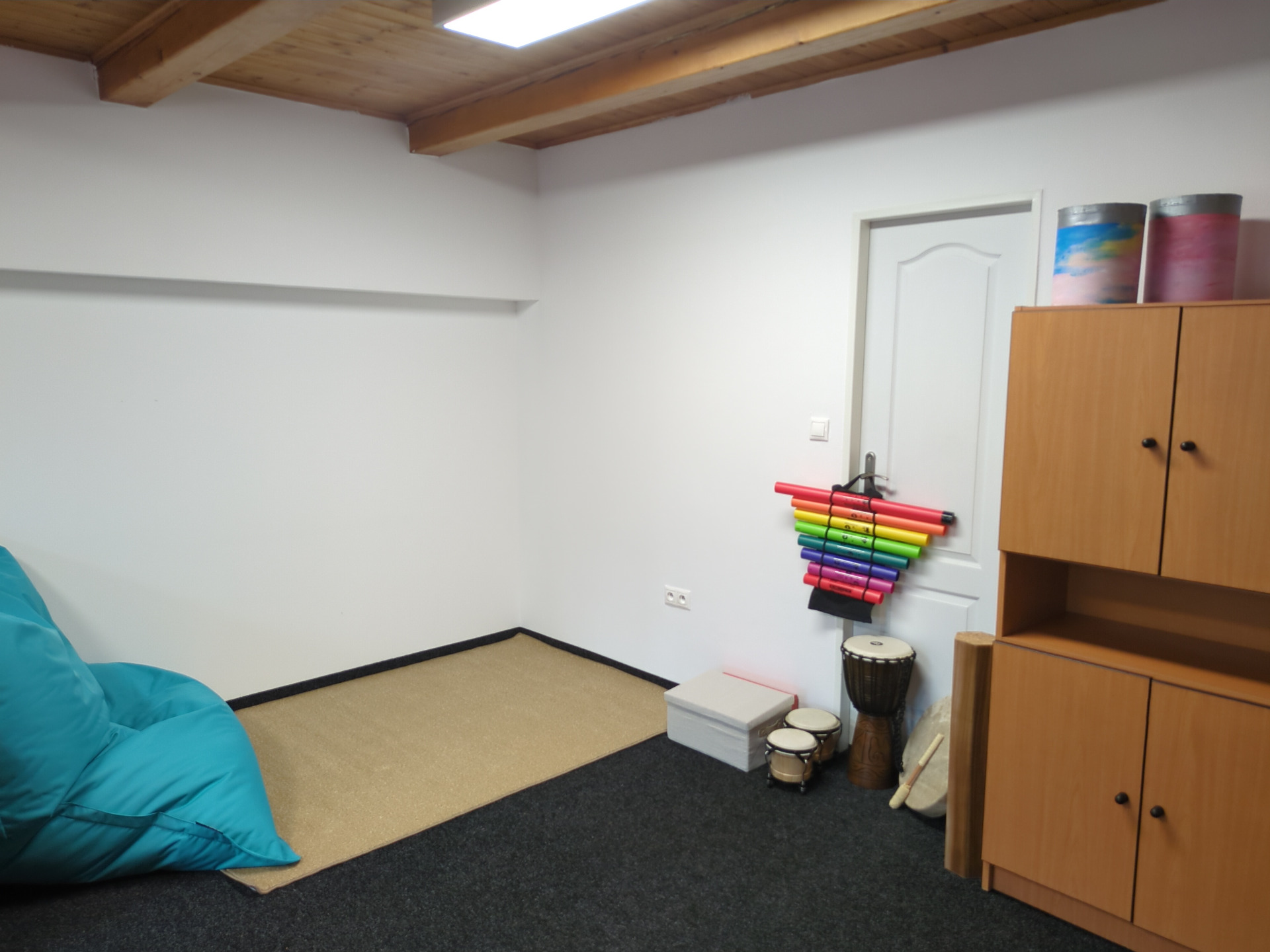 Muzikoterapeutický koutek v Krajinské 230/31, České Budějovice